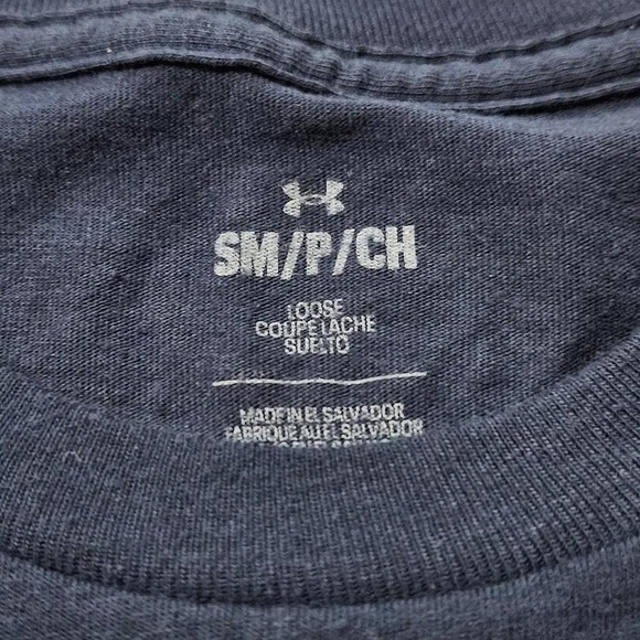 Under Armour Freedom Shirt In Navy -Men Size Small - Picture 3 of 4